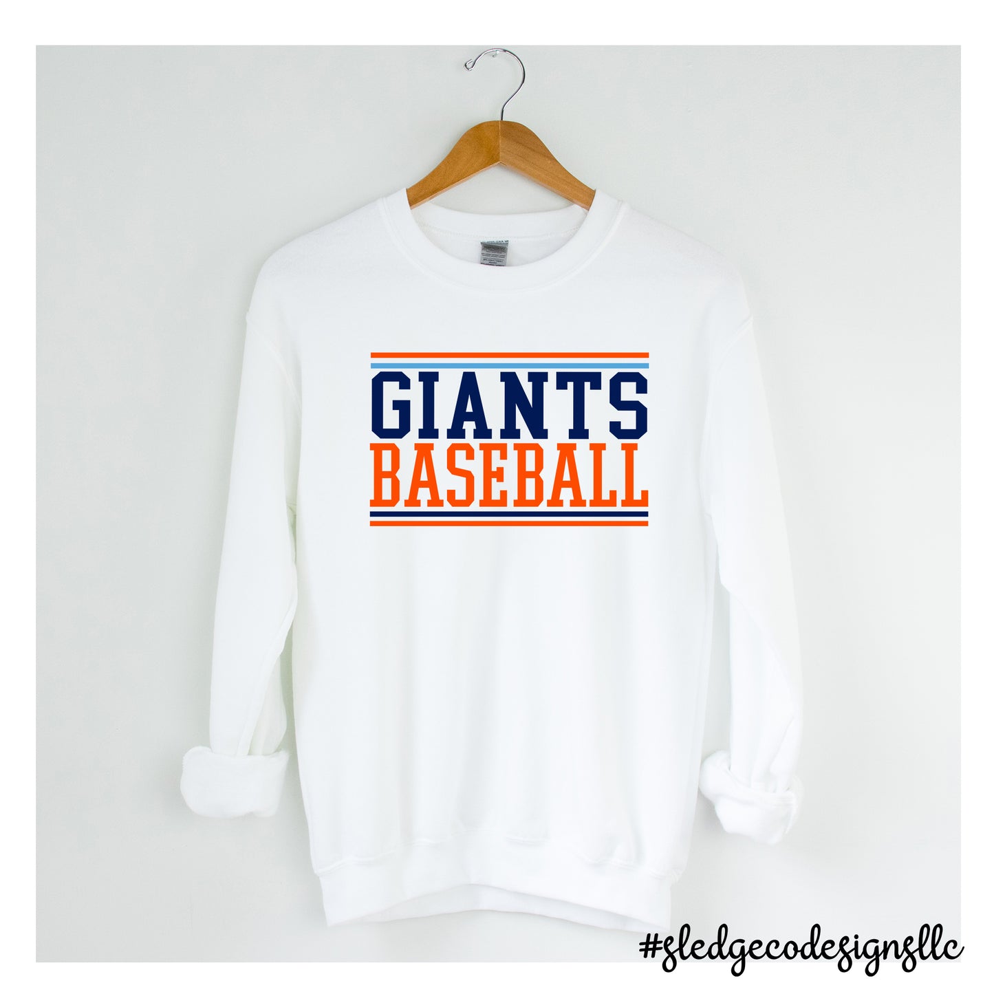 GIANTS BASEBALL STACKED | Custom Unisex SWEATSHIRT