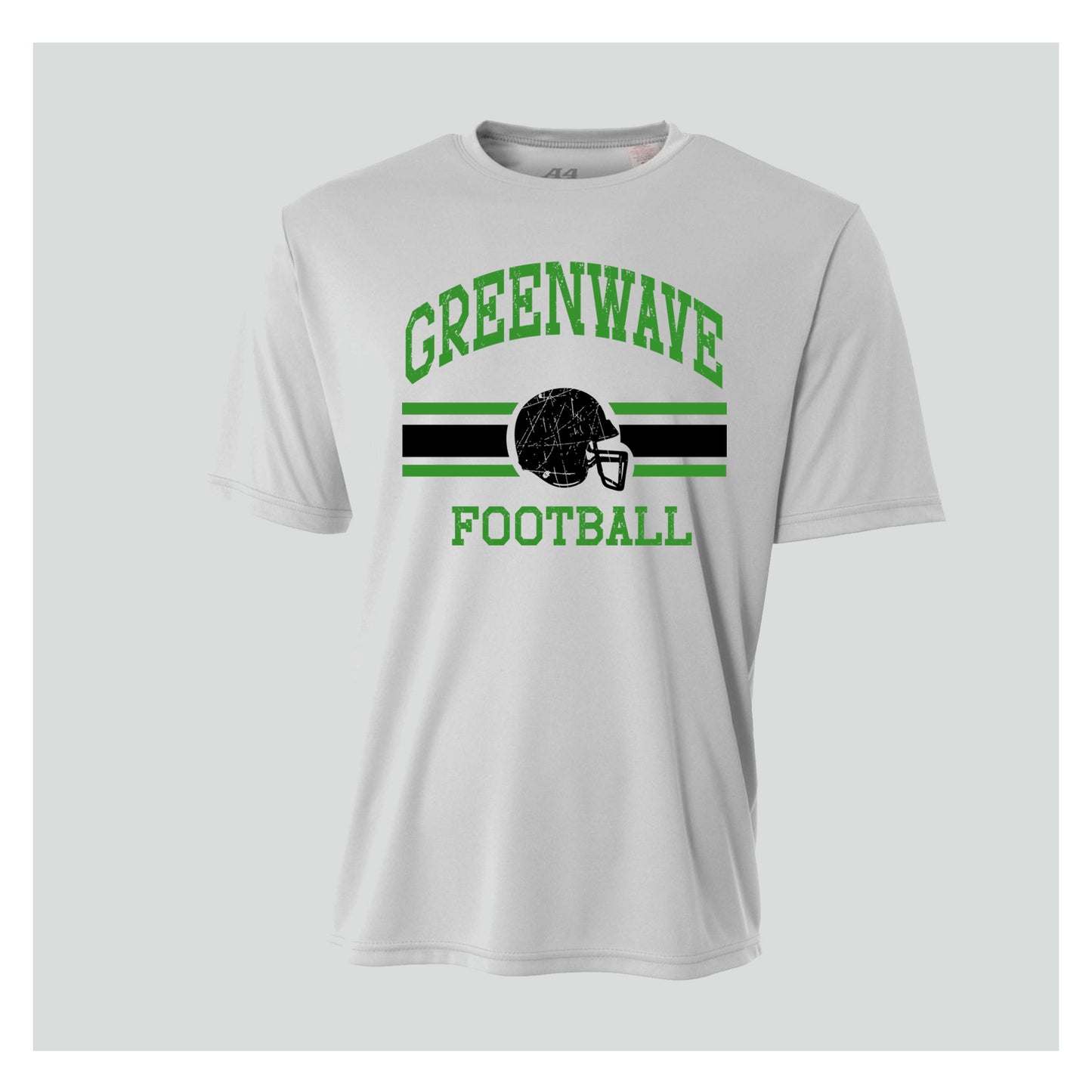 NORTH DELTA GREENWAVE FOOTBALL  | DRI FIT  | Custom Unisex Tshirt