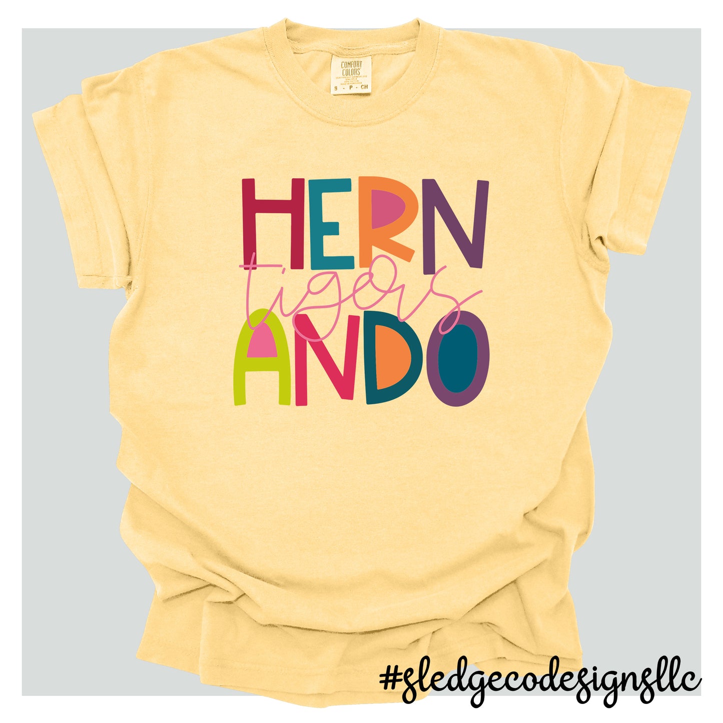 HERNANDO TIGERS | STACKED | Custom Unisex TSHIRT
