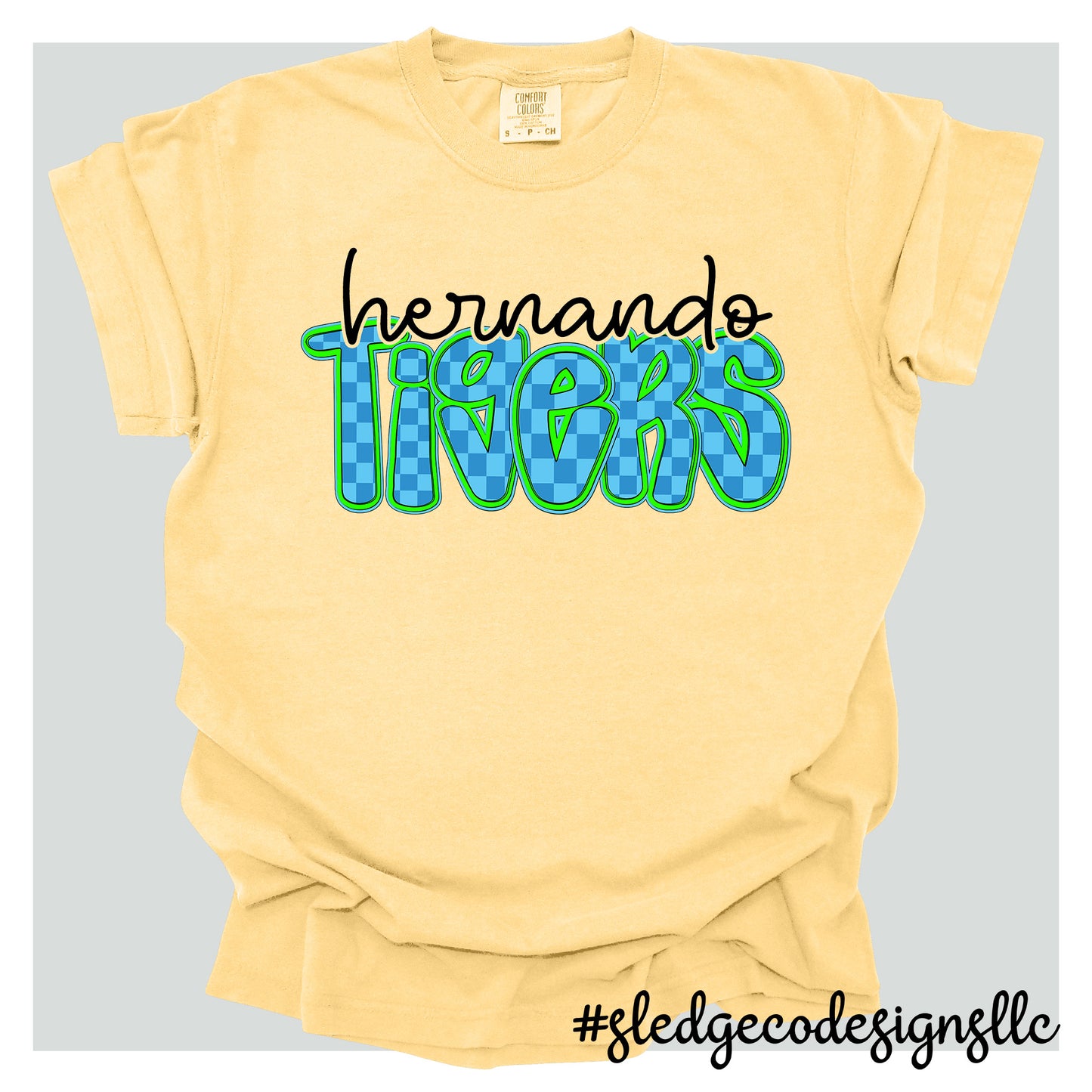 HERNANDO TIGERS | CHECKERED | Custom Unisex TSHIRT