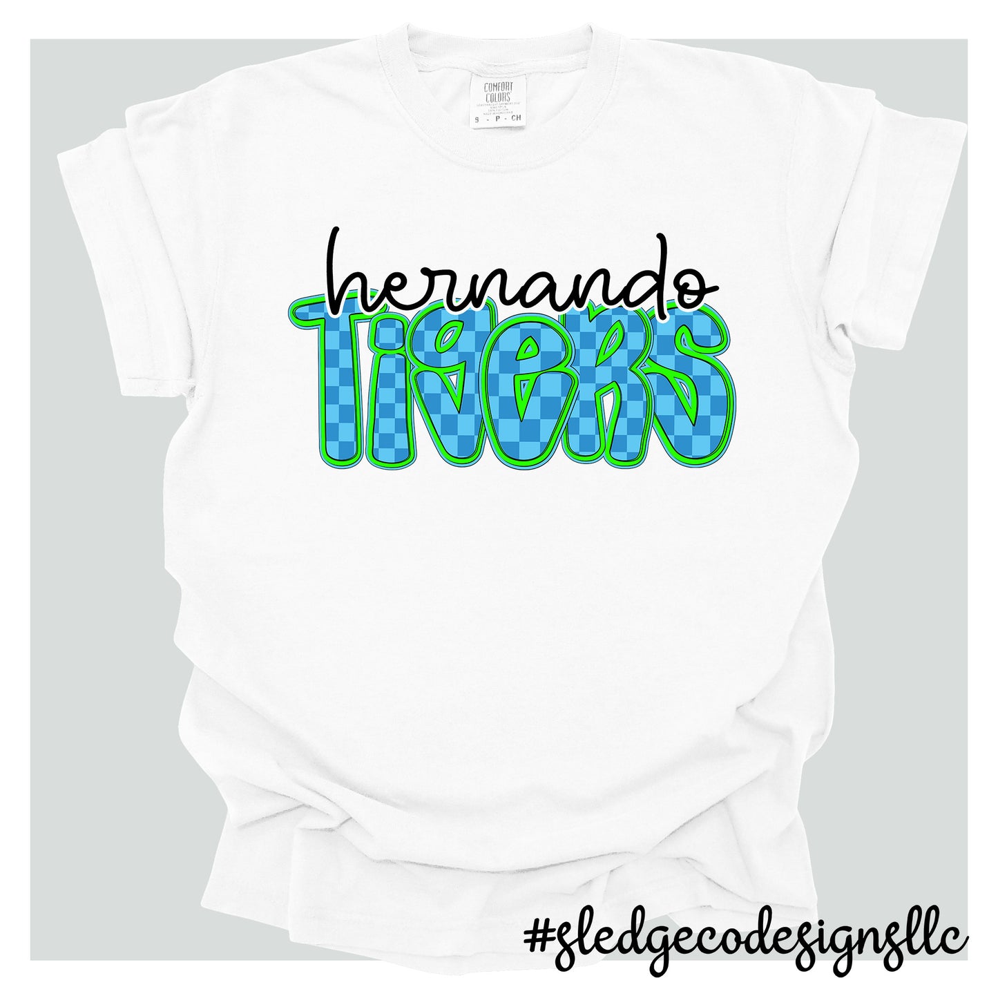 HERNANDO TIGERS | CHECKERED | Custom Unisex TSHIRT