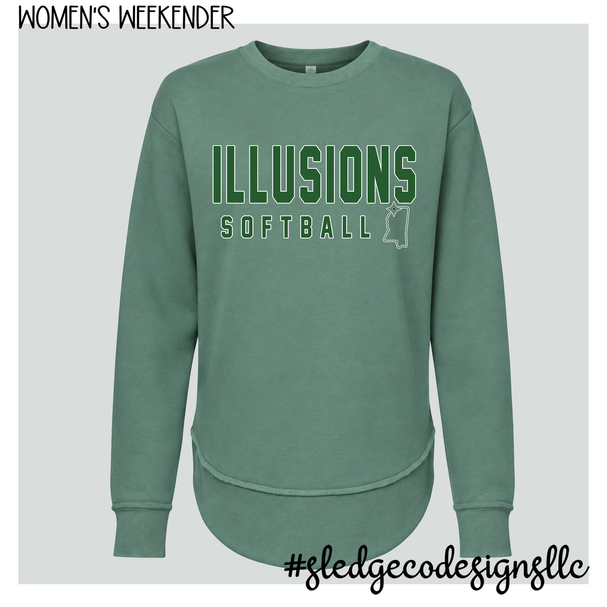 ILLUSIONS SOFTBALL | MS | Women's Weekender Fleece