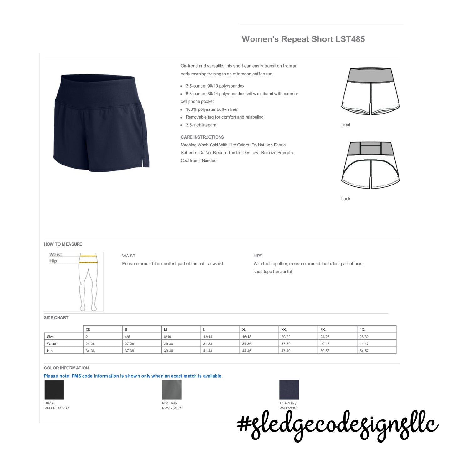 NORTH DELTA | Sport-Tek® Women's Repeat Shorts