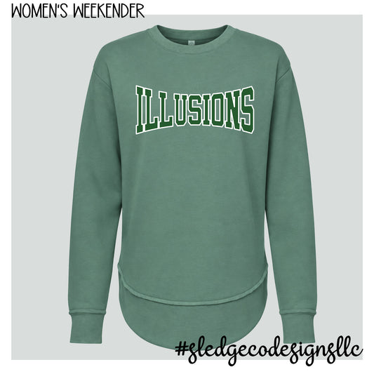 ILLUSIONS SOFTBALL | LOGO  | Women's Weekender Fleece
