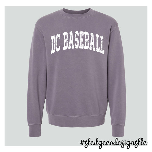 DC JAGS BASEBALL | Midweight Pigment-Dyed Crewneck Sweatshirt