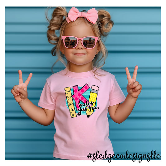 Kindergarten Back 2 School | Custom Unisex T-Shirt