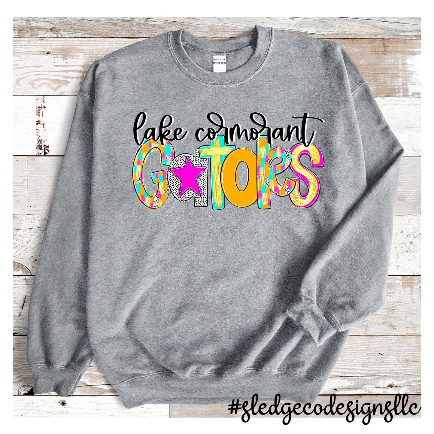 Lake Cormorant GATORS | Mississippi  Retro | CUSTOM UNISEX SWEATSHIRT