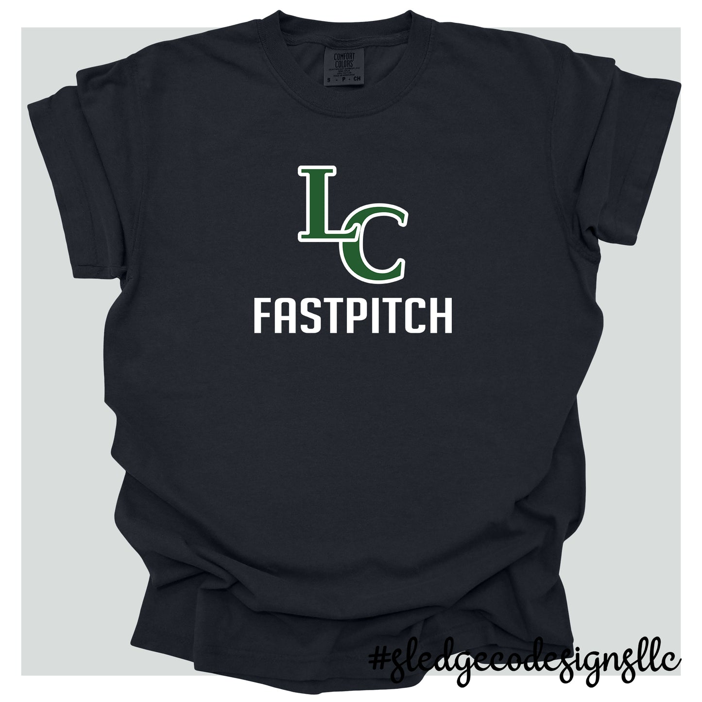 LC FAST PITCH GIRL SOFTBALL | BLACK | CUSTOM UNISEX TSHIRT
