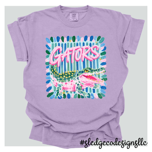 Lake Cormorant Gators | Watercolor Gator | Custom Unisex T-Shirt