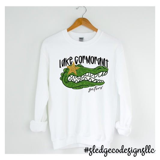 Lake Cormorant GATORS | GATOR HEAD | CUSTOM UNISEX SWEATSHIRT