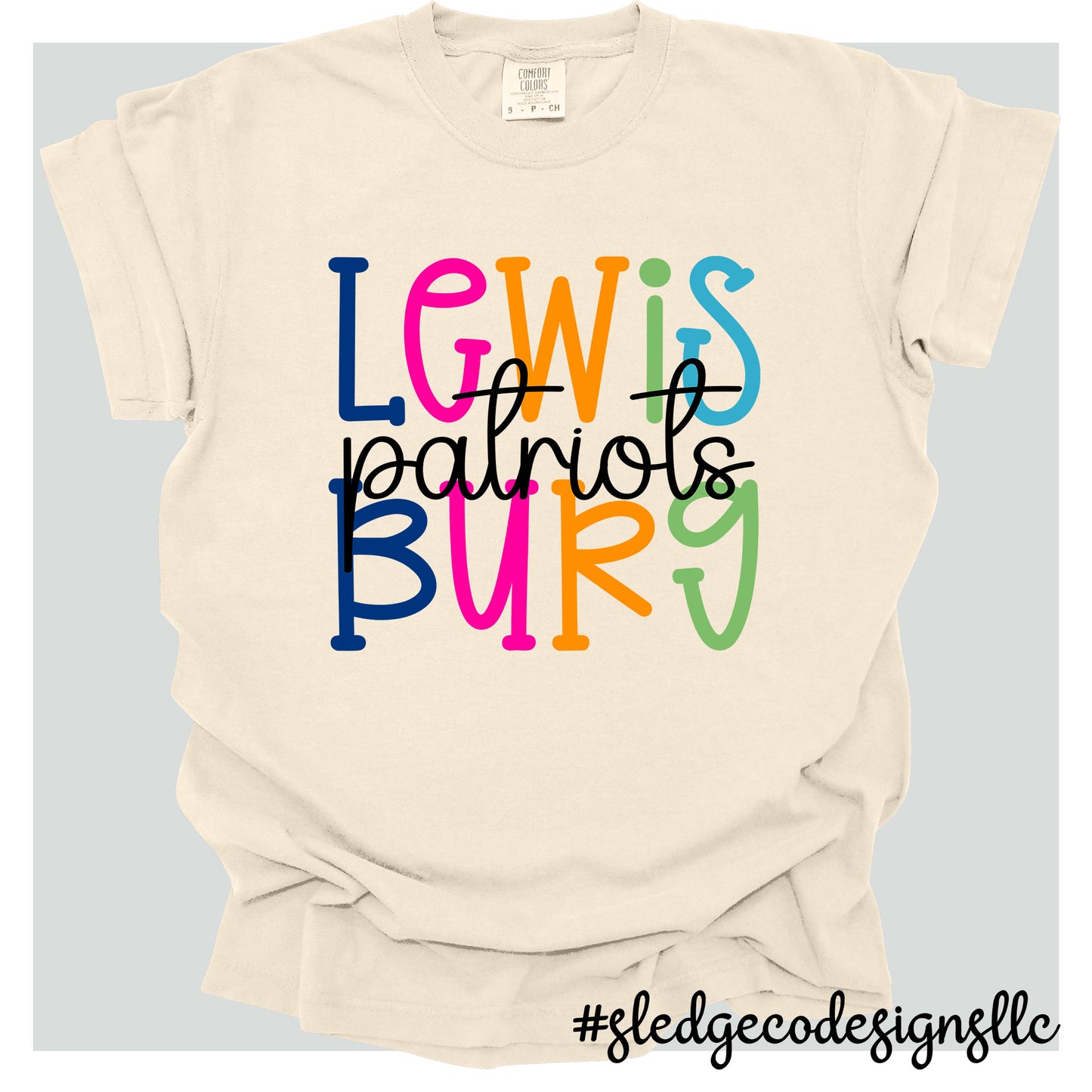 PATRIOTS | STACKED COLORFUL | UNISEX Custom Tshirt