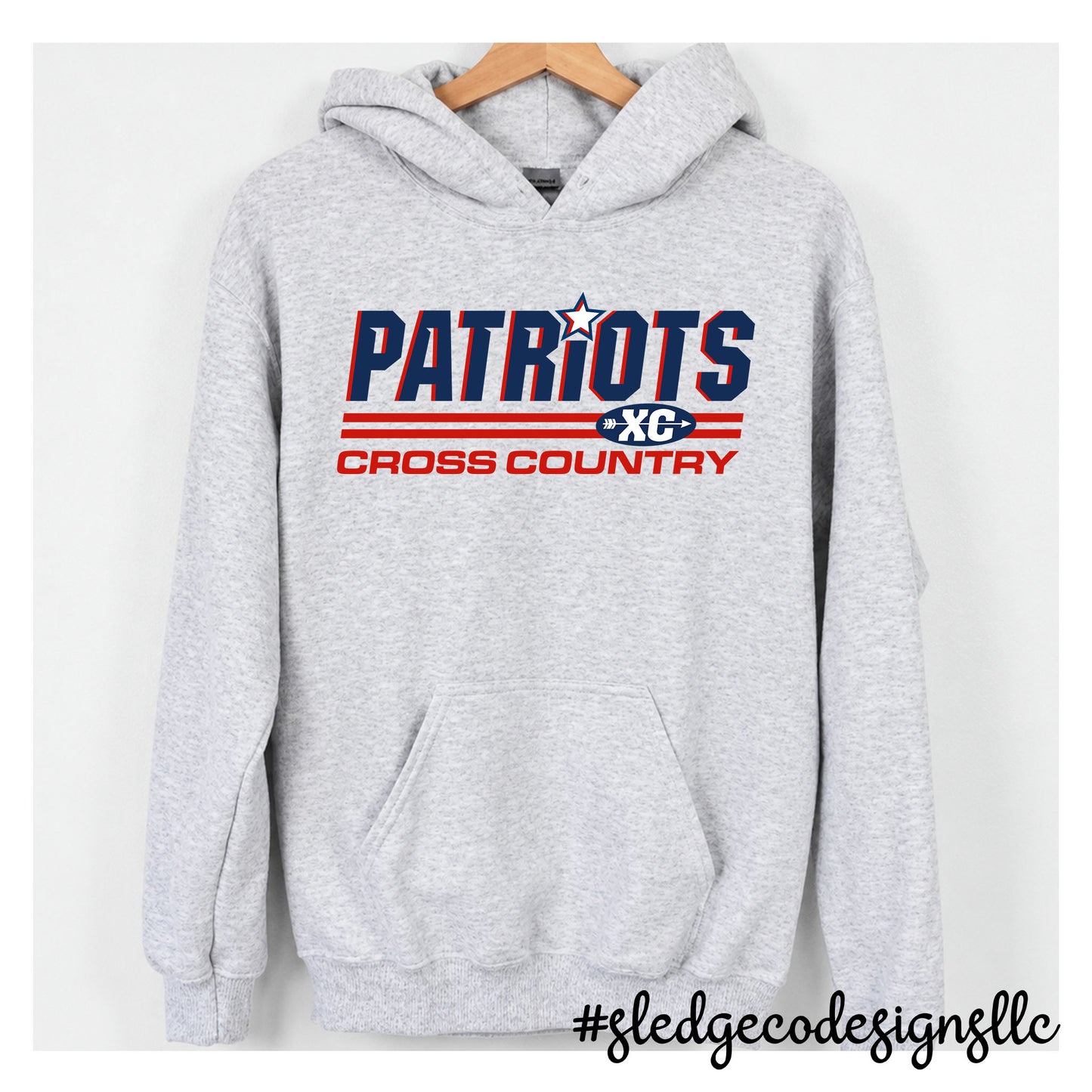 PATRIOTS | CROSS COUNTRY | Custom Unisex HOODIE