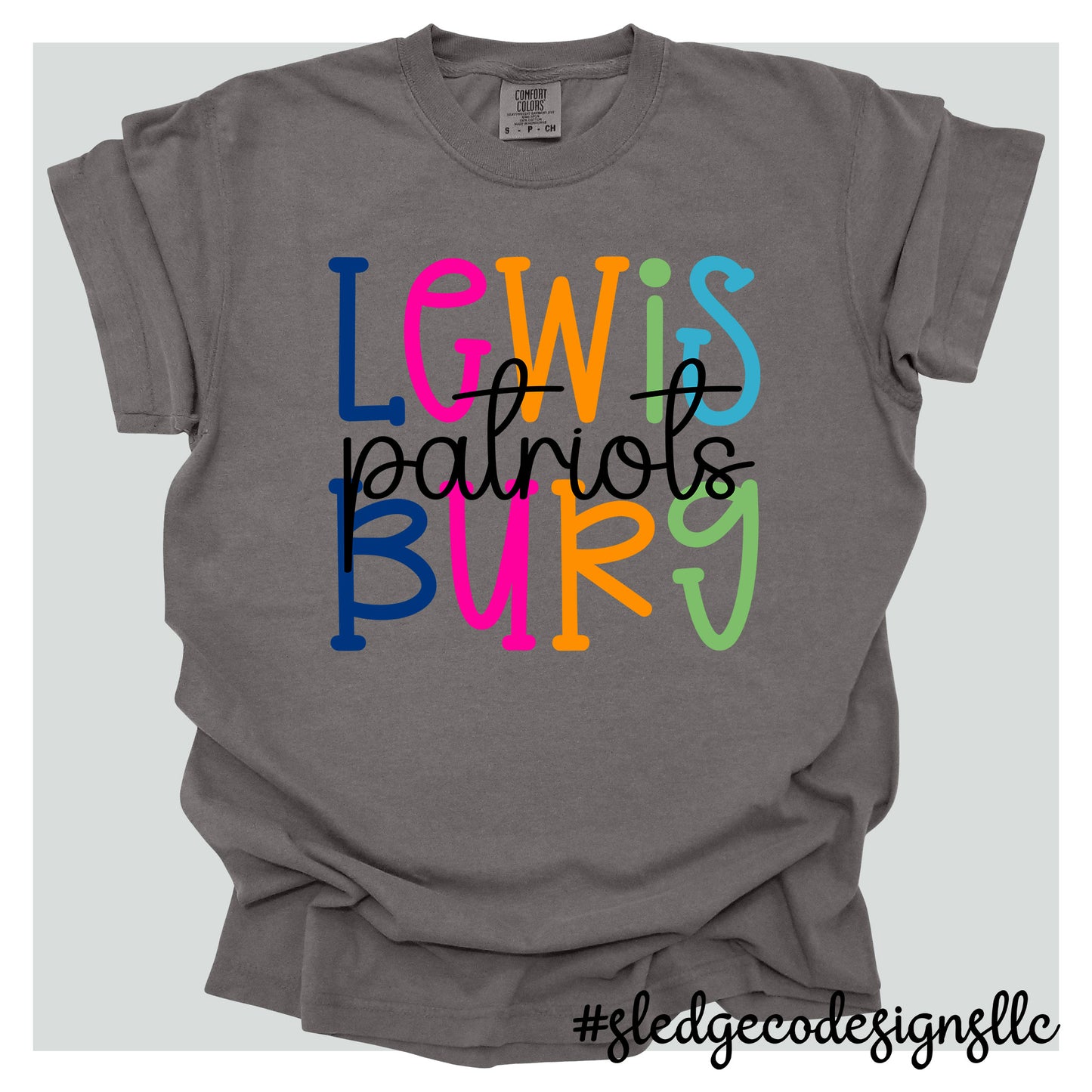 PATRIOTS | STACKED COLORFUL | UNISEX Custom Tshirt