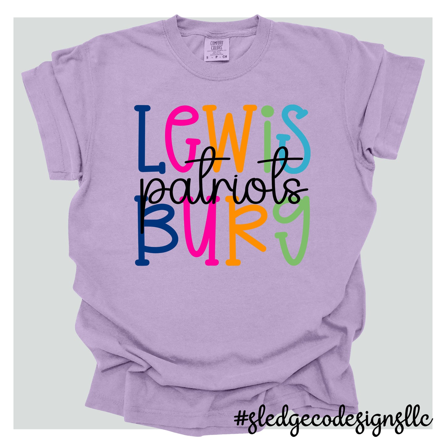 PATRIOTS | STACKED COLORFUL | UNISEX Custom Tshirt