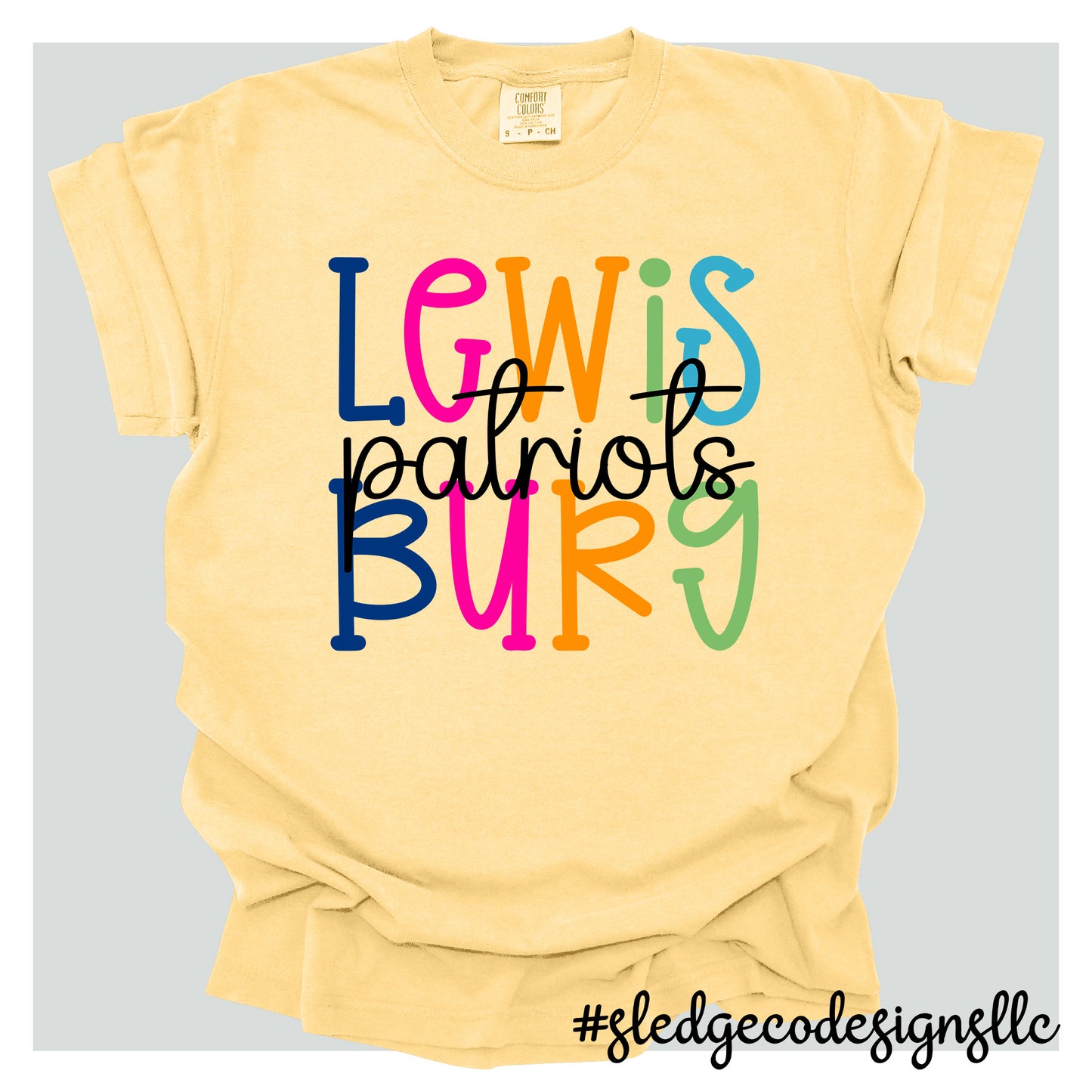 PATRIOTS | STACKED COLORFUL | UNISEX Custom Tshirt