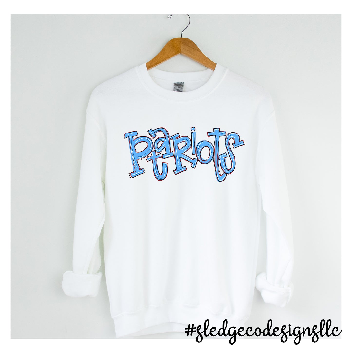PATRIOTS | SKETCHED | Custom Unisex SWEATSHIRT