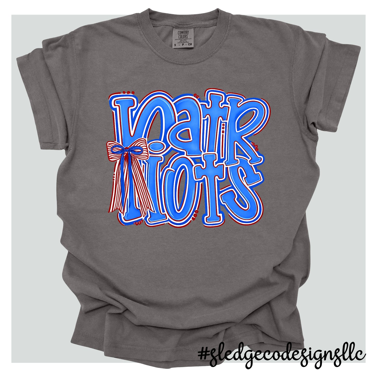 PATRIOTS | STACKED DOODLE | UNISEX Custom Tshirt