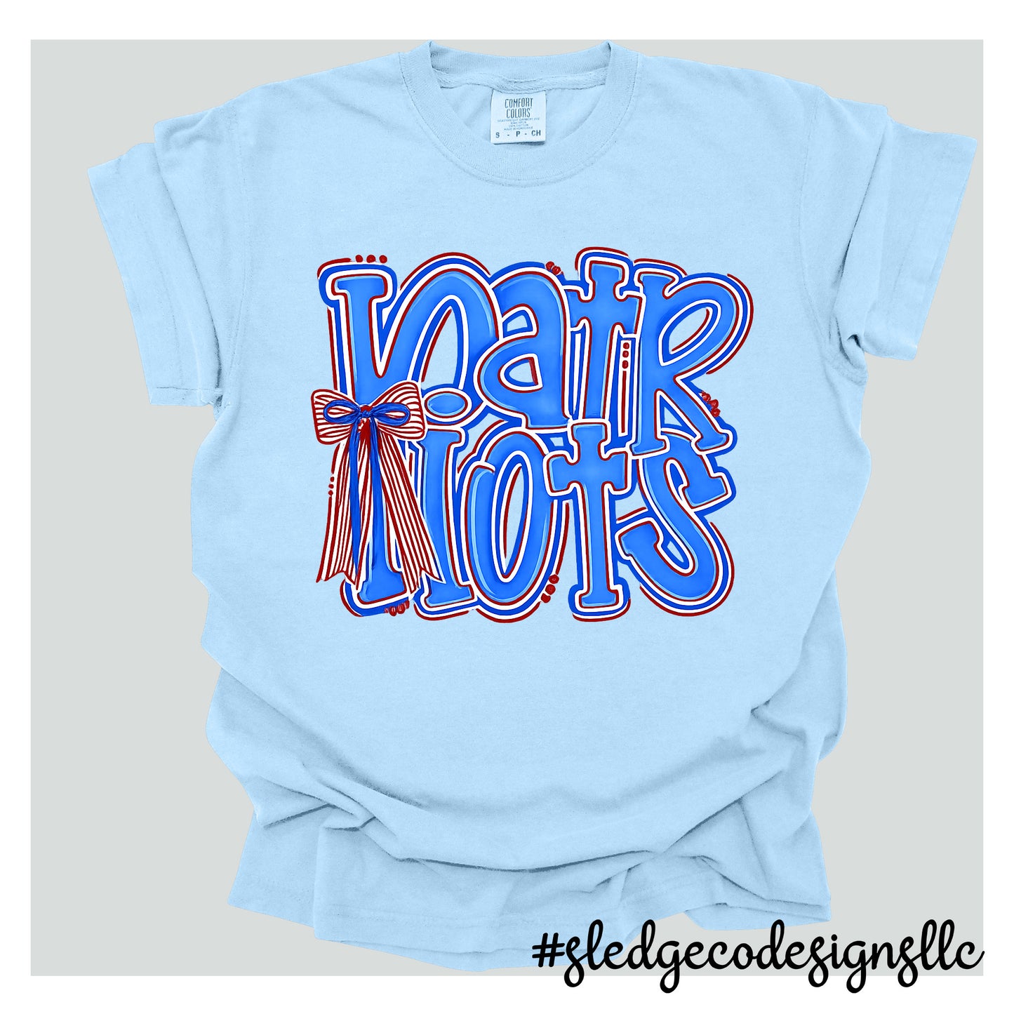 PATRIOTS | STACKED DOODLE | UNISEX Custom Tshirt