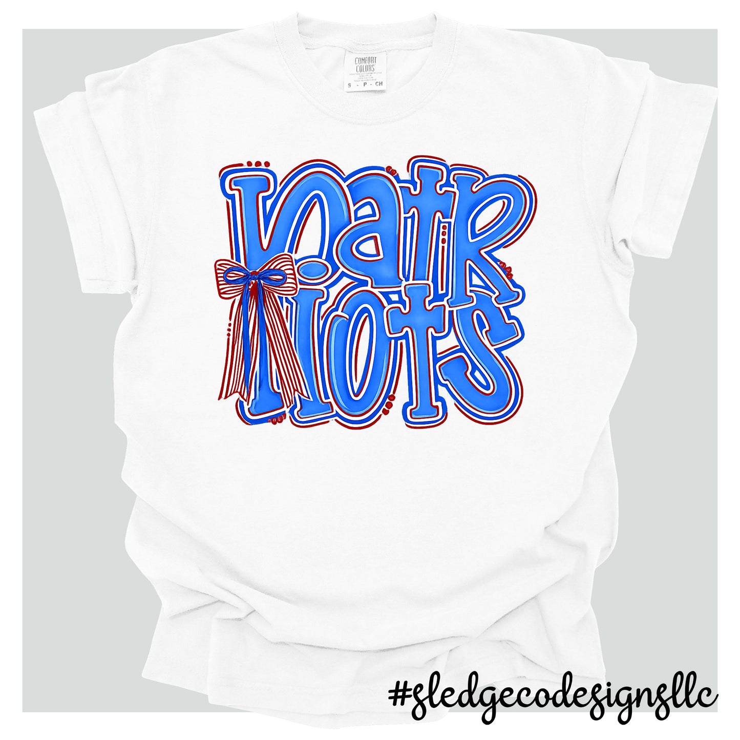 PATRIOTS | STACKED DOODLE | UNISEX Custom Tshirt
