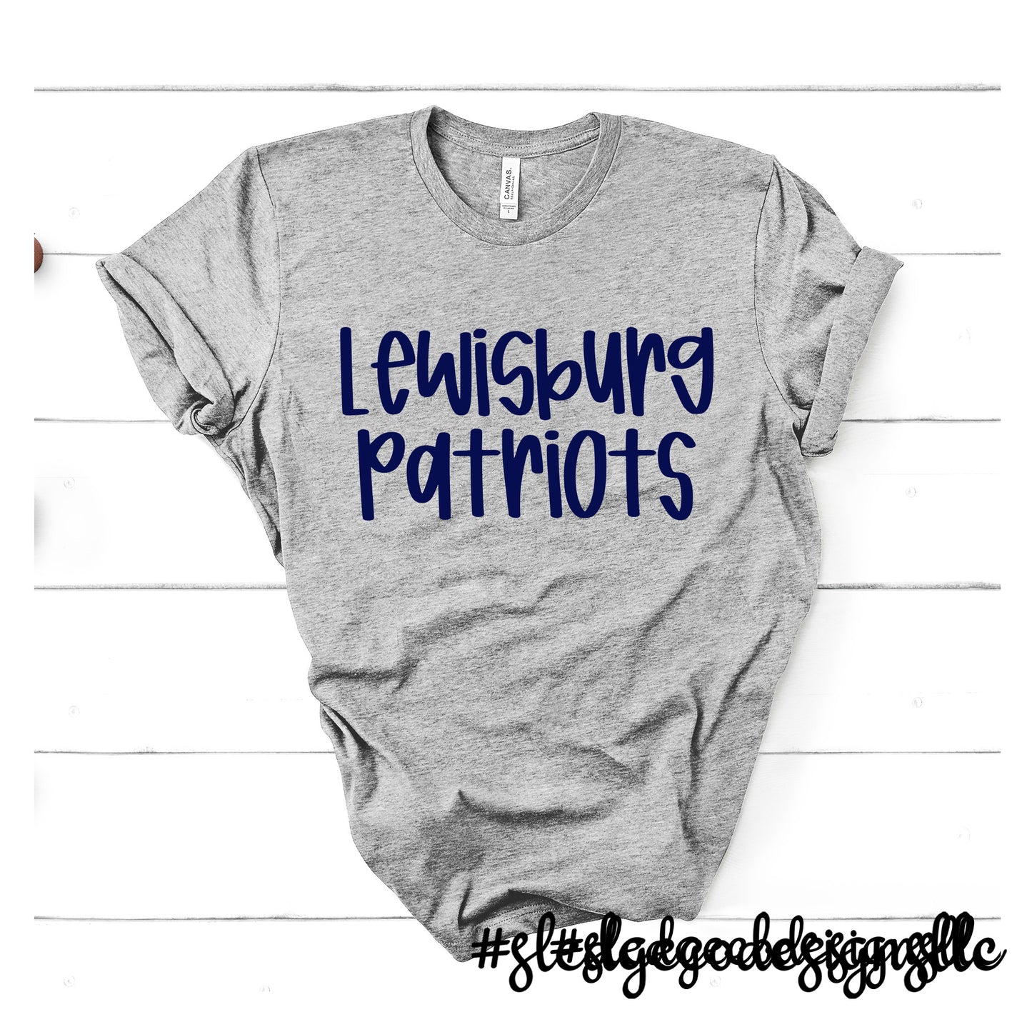 LEWISBURG PATRIOTS | HAND DRAWN |  UNISEX Custom Tshirt