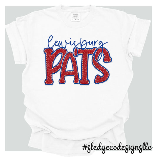 PATRIOTS | STITCHED | UNISEX Custom Tshirt