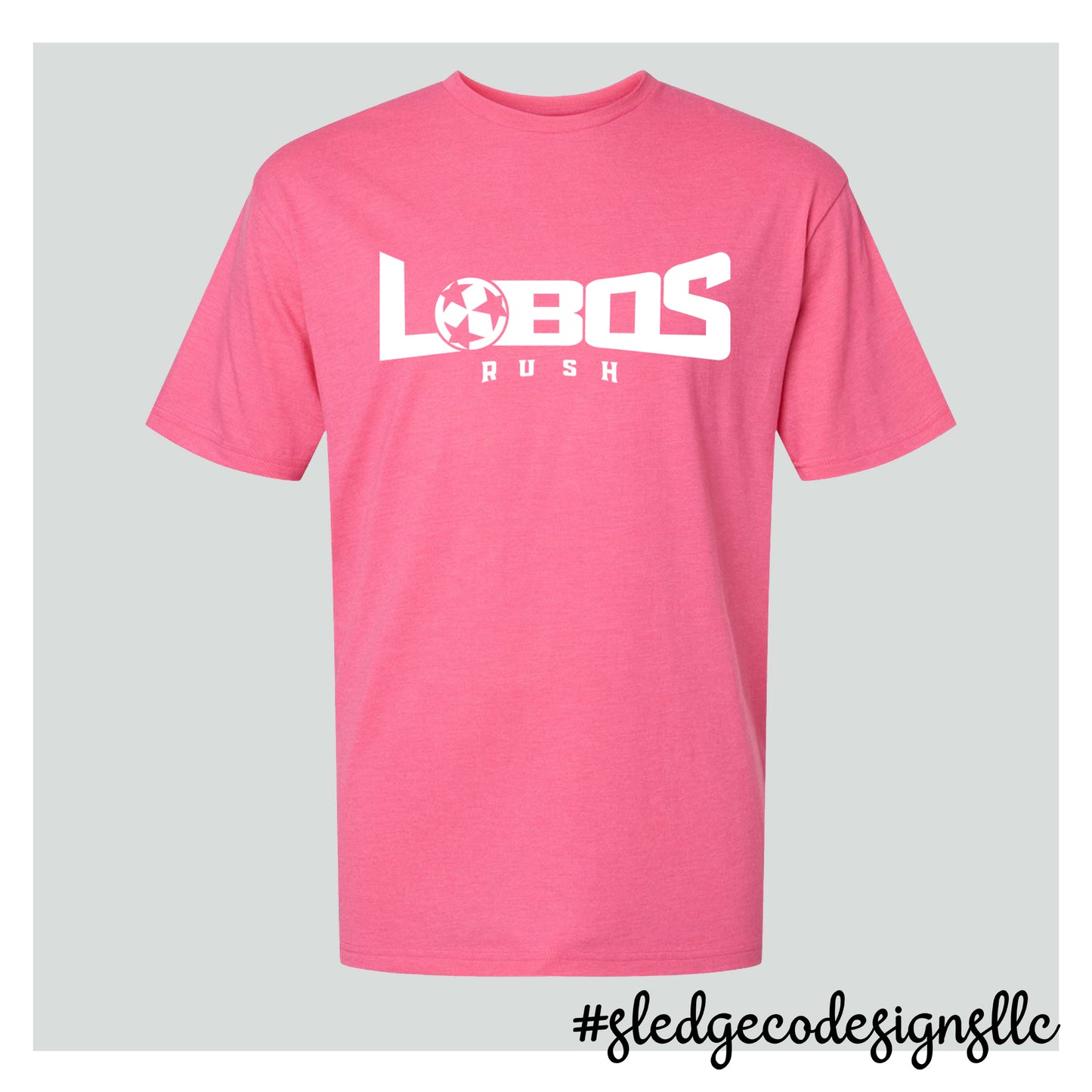 LOBOS PINK LEMONADE UNISEX TEE | LOBOS SOCCER | MADE TO ORDER