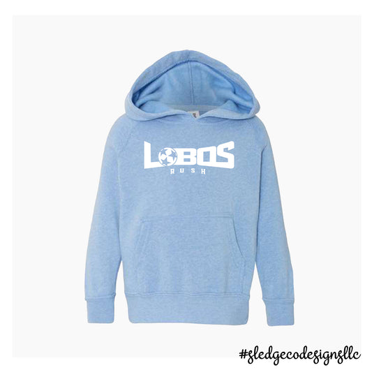 LOBOS RUSH SOCCER | YOUTH & TODDLER HOODIE | Pacific Blue