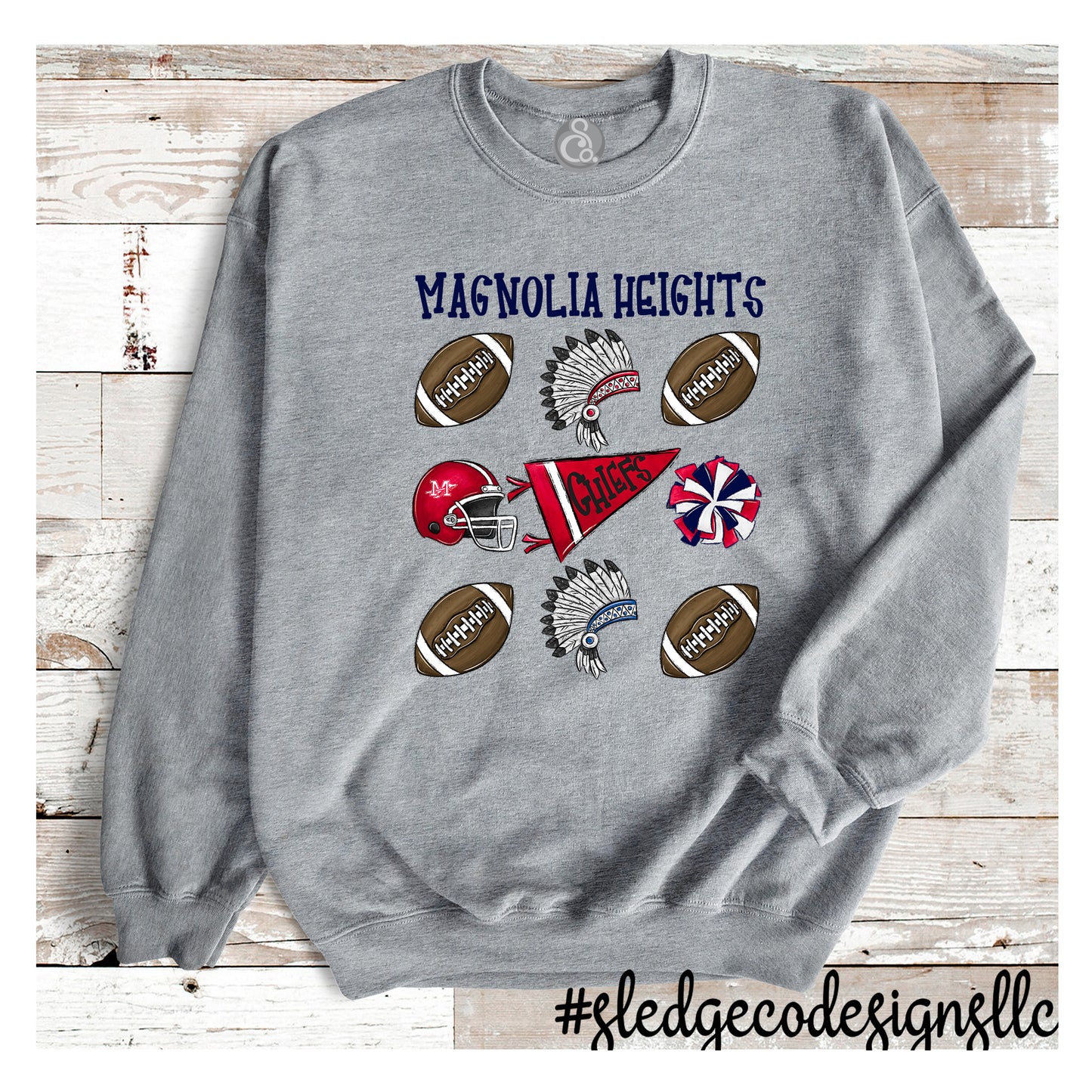 MHS FOOTBALL AND CHEER | CUSTOM UNISEX SWEATSHIRT