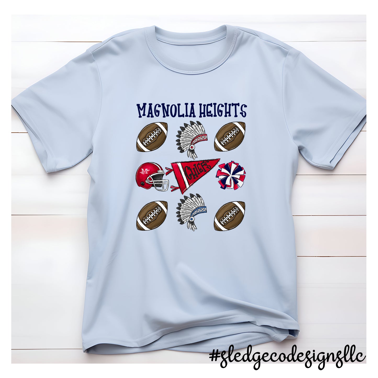 MHS FOOTBALL AND CHEER |  Custom Unisex Tshirt