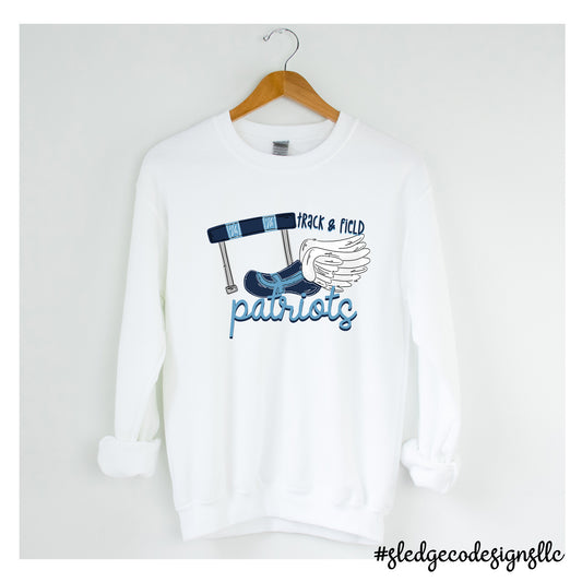 PATRIOTS TRACK AND FIELD |  CUSTOM UNISEX Sweatshirt