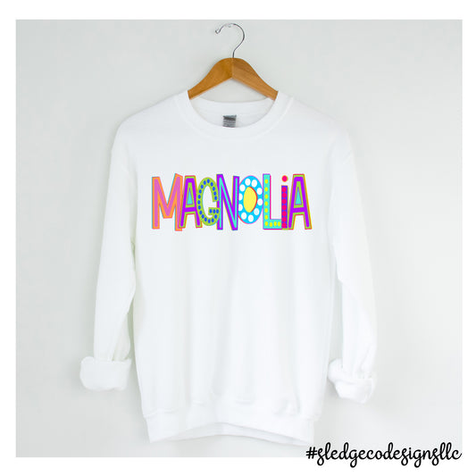 MAGNOLIA NEON | CUSTOM UNISEX Sweatshirt