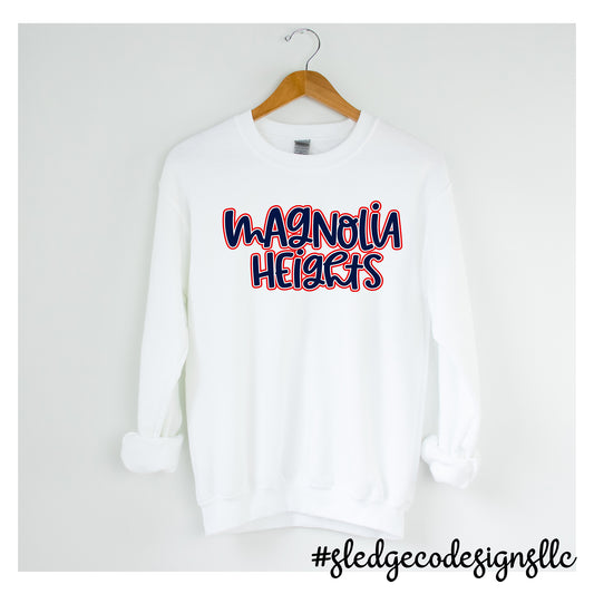 MAGNOLIA HEIGHTS CHIEFS | SCRIPT | CUSTOM UNISEX Sweatshirt