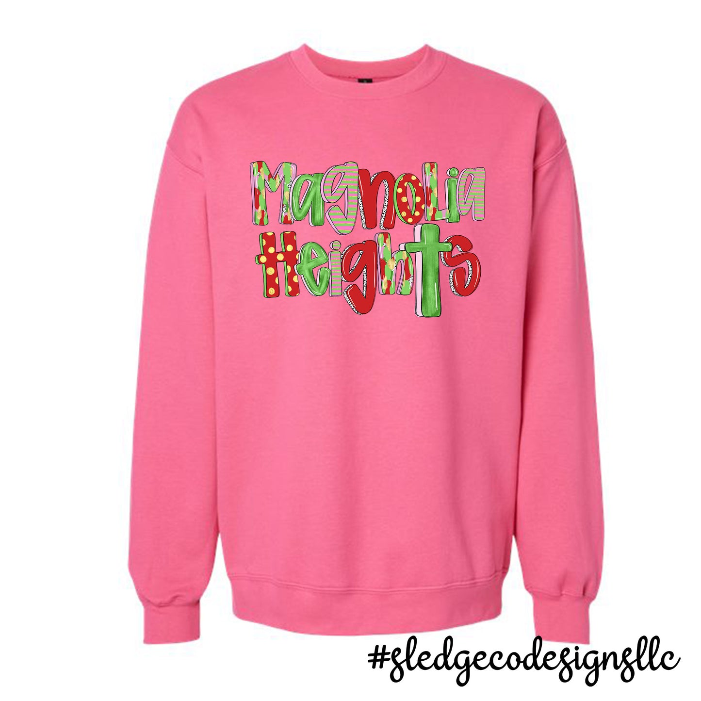 MAGNOLIA HEIGHTS | CHRISTMAS DOODLE | CUSTOM UNISEX SWEATSHIRT