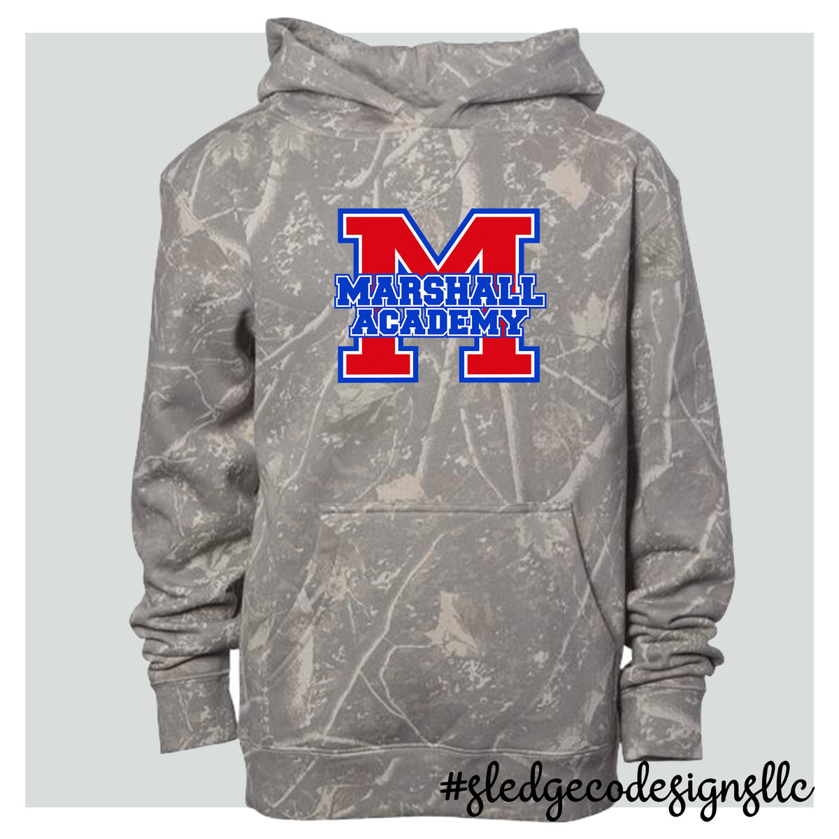 MARSHALL ACADEMY PATRIOTS | CAMO Midweight Hoodie