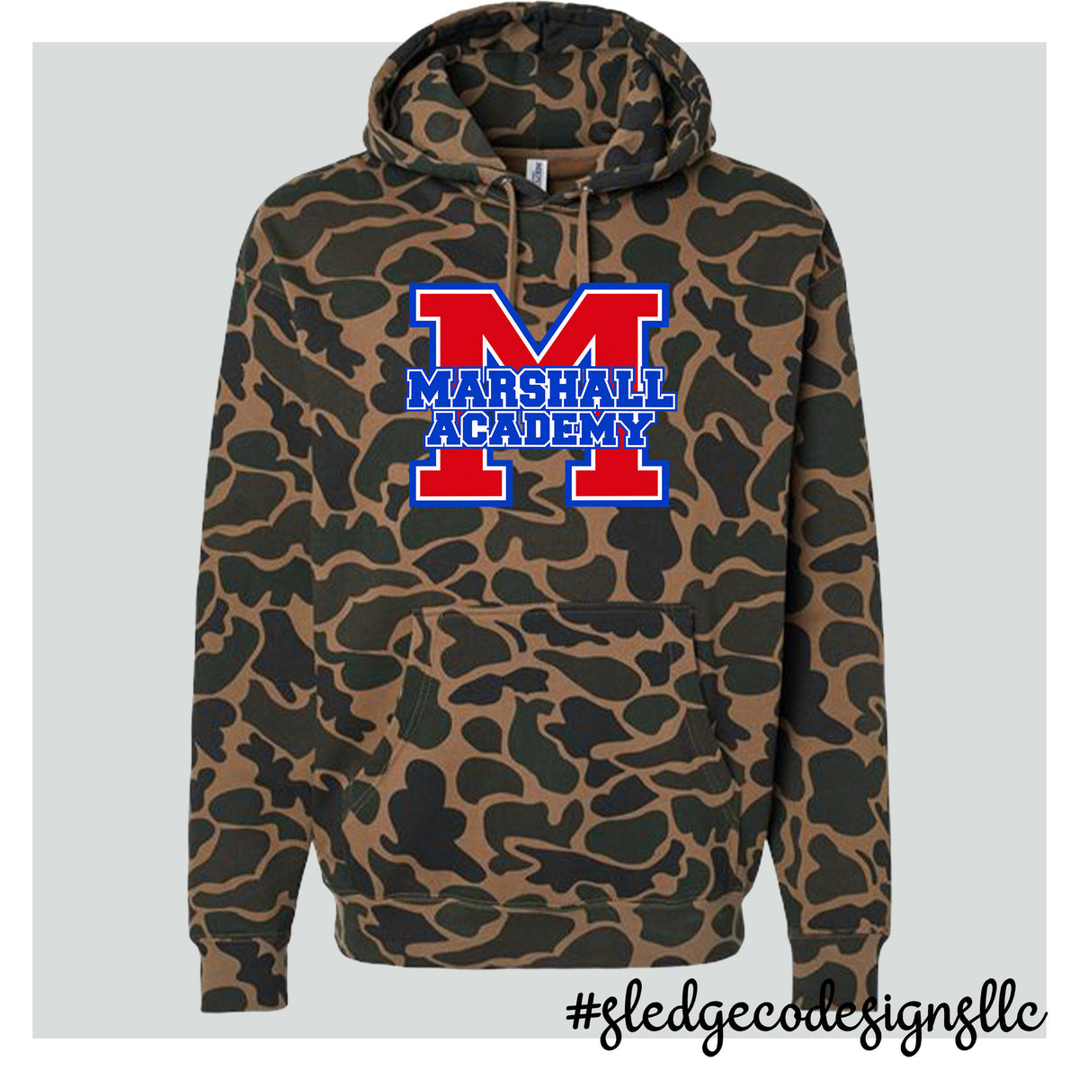 MARSHALL ACADEMY PATRIOTS | CAMO Midweight Hoodie