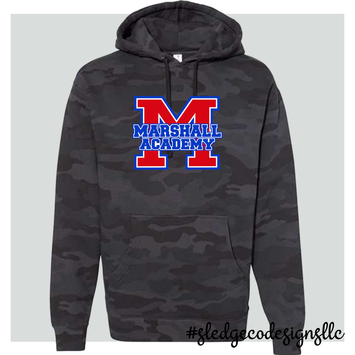 MARSHALL ACADEMY PATRIOTS | CAMO Midweight Hoodie