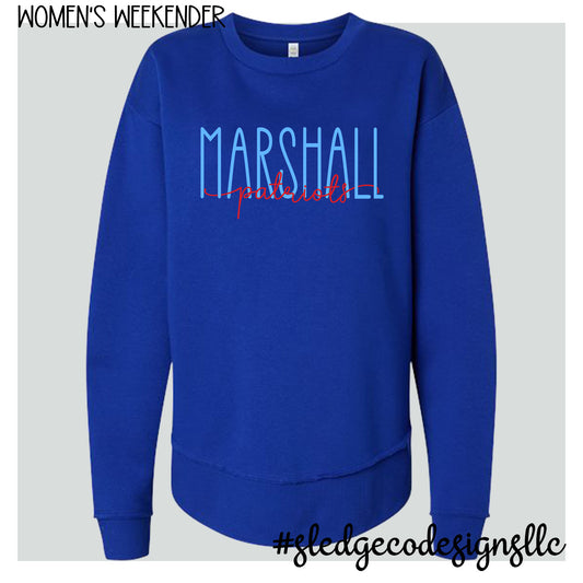 MARSHALL PATRIOTS | DUO | Women's Weekender Fleece
