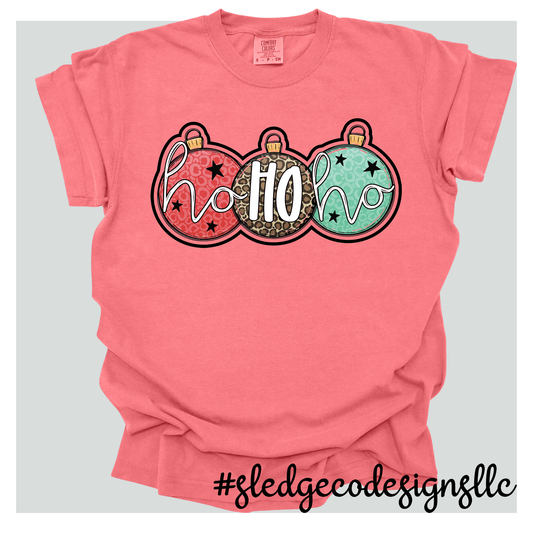 HO HO HO | CHRISTMAS TEE | Custom Unisex TSHIRT