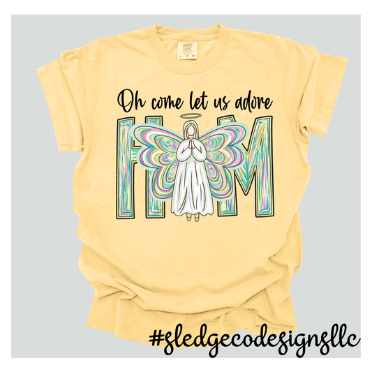 OH COME LET US ADORE HIM | Custom Unisex TSHIRT