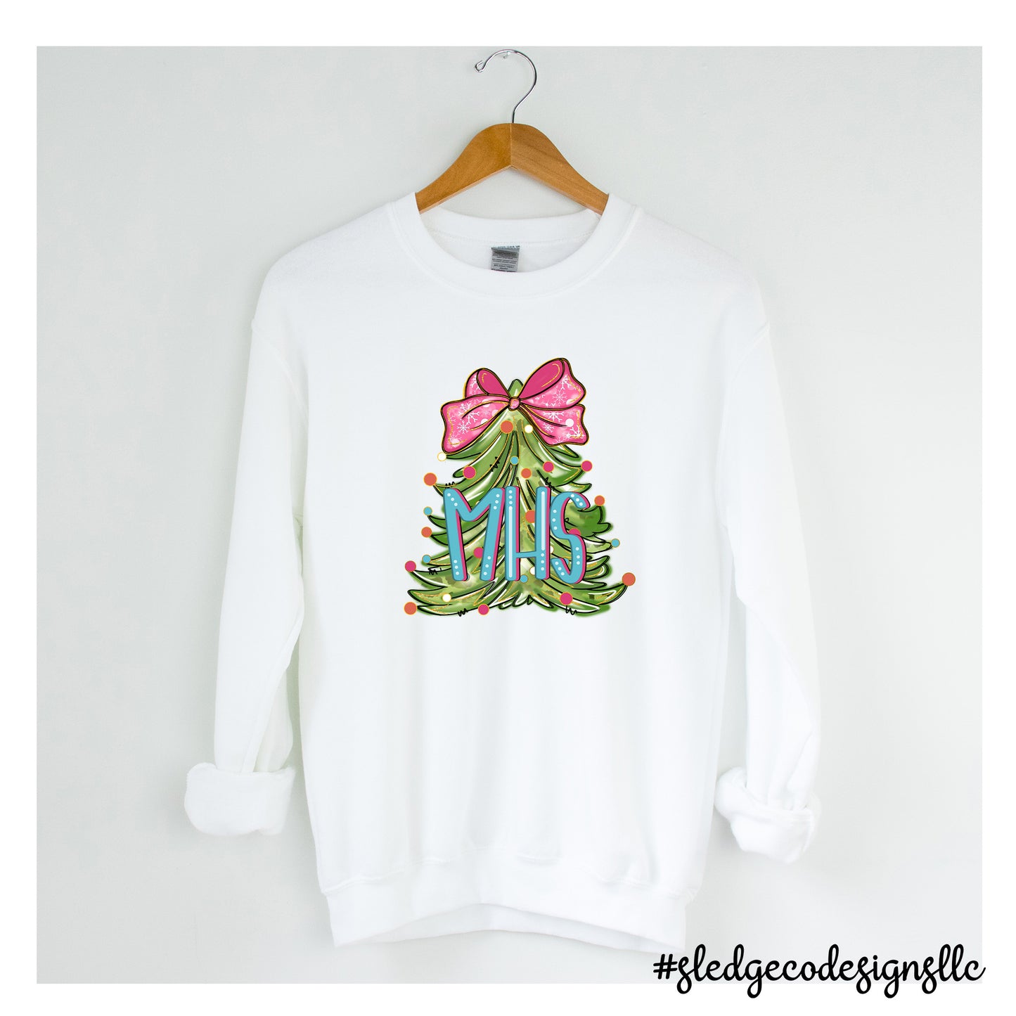 MAGNOLIA HEIGHTS | CHRISTMAS MHS TREE | CUSTOM UNISEX SWEATSHIRT