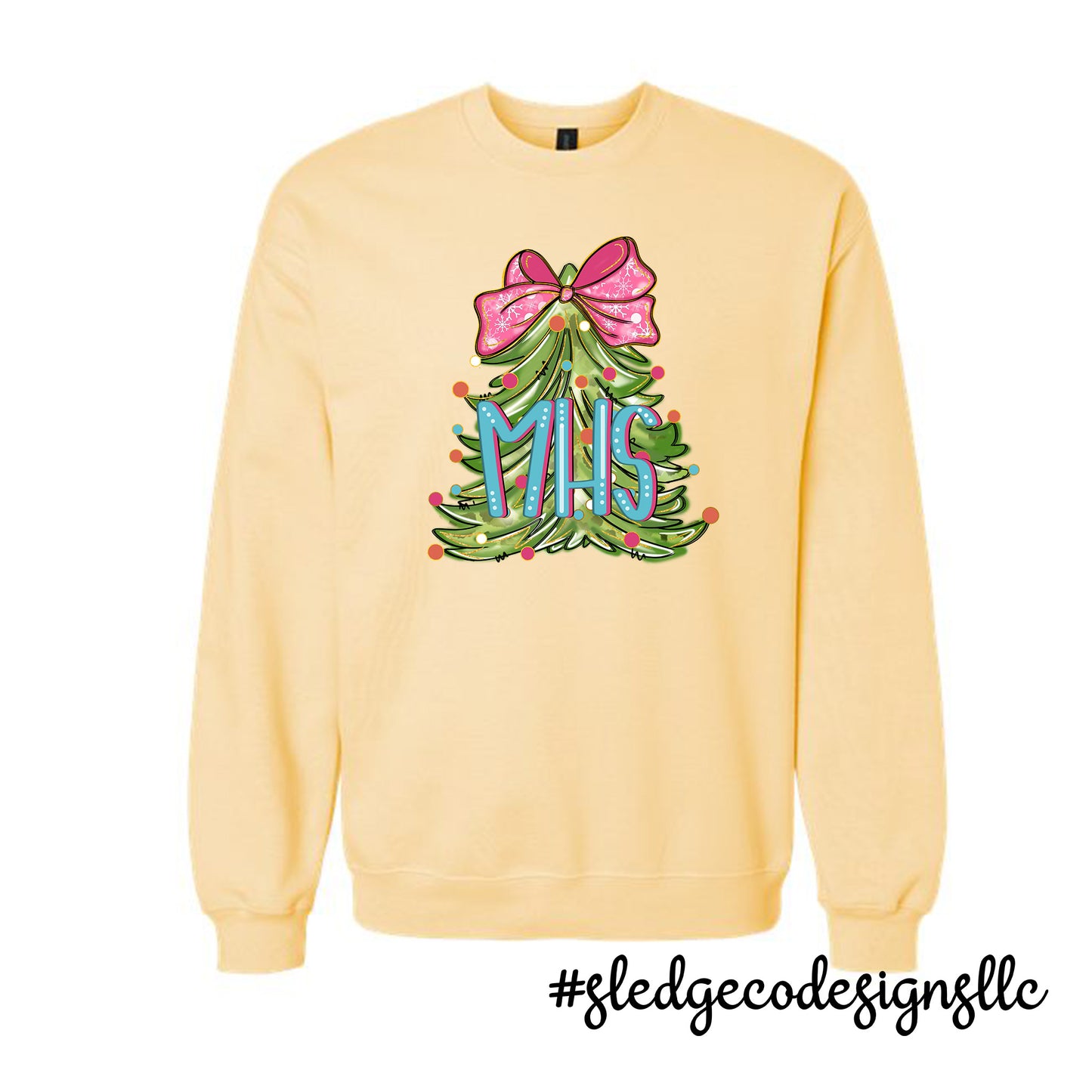 MAGNOLIA HEIGHTS | CHRISTMAS MHS TREE | CUSTOM UNISEX SWEATSHIRT