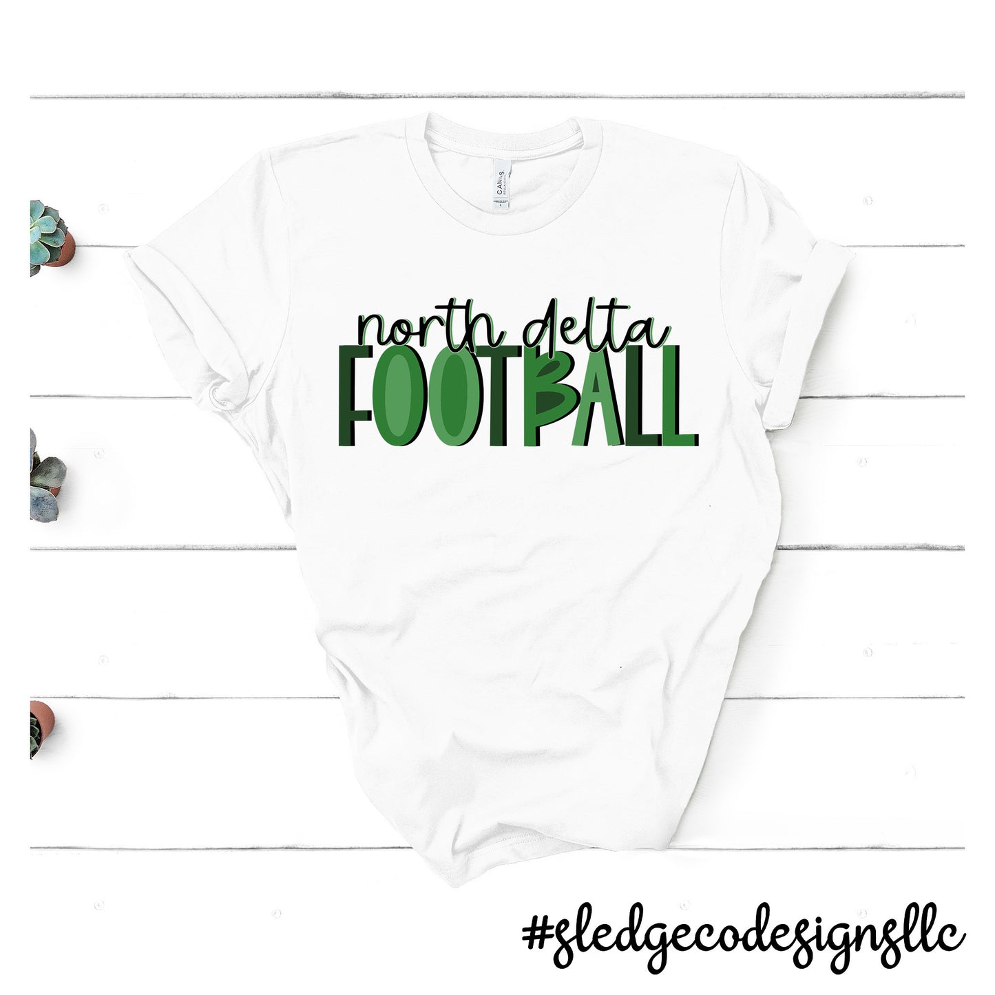 NORTH DELTA FOOTBALL | Custom Unisex Tshirt