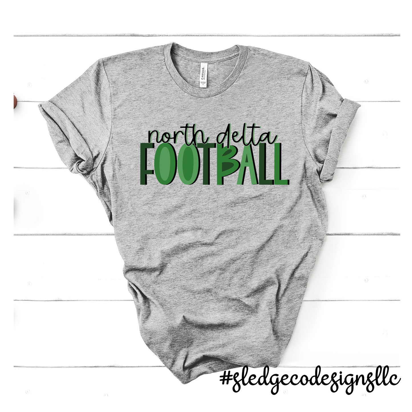 NORTH DELTA FOOTBALL | Custom Unisex Tshirt