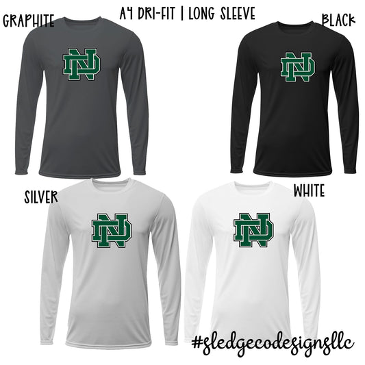 NORTH DELTA ND GREEN CAMO LOGO | DRI FIT PERFORMANCE LONG SLEEVE