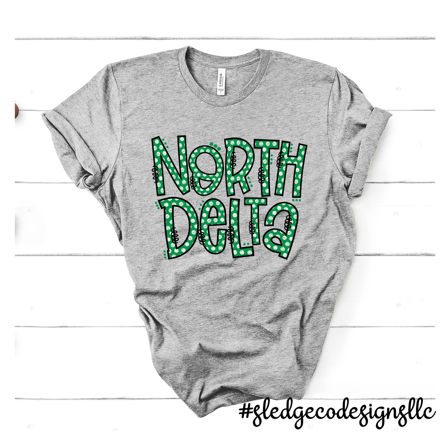 EXCLUSIVE: NORTH DELTA GREENWAVES POLKA DOTA | Custom Unisex Tshirt