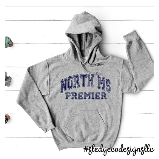 NORTH MISSISSIPPI PREMIER SOFTBALL |  NMP COLLEGED  | CUSTOM UNISEX HOODIE