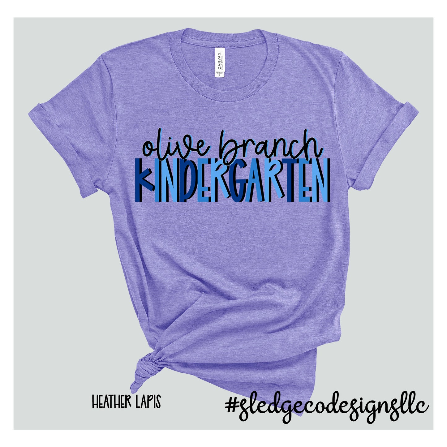 PREORDER: OLIVE BRANCH KINDERGARTEN | Hand Drawn | Custom Unisex Tshirt