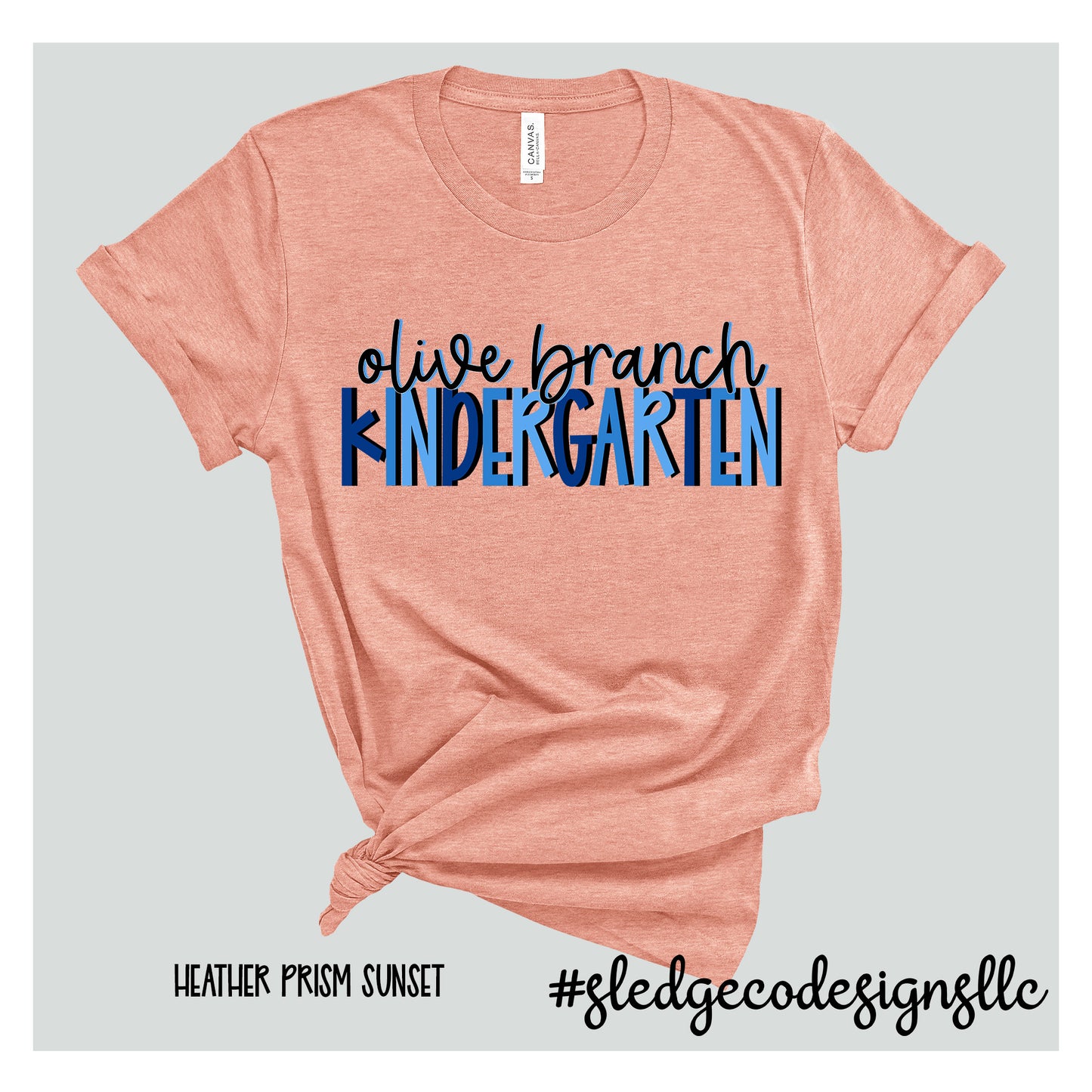 PREORDER: OLIVE BRANCH KINDERGARTEN | Hand Drawn | Custom Unisex Tshirt