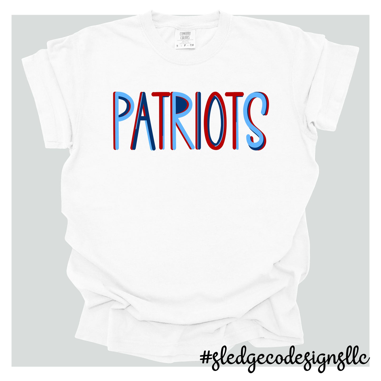 PATRIOT LETTERED | ADULT - YOUTH - TODDLER |  UNISEX Custom Tshirt