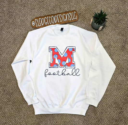 M FOOTBALL | CUSTOM UNISEX SWEATSHIRT